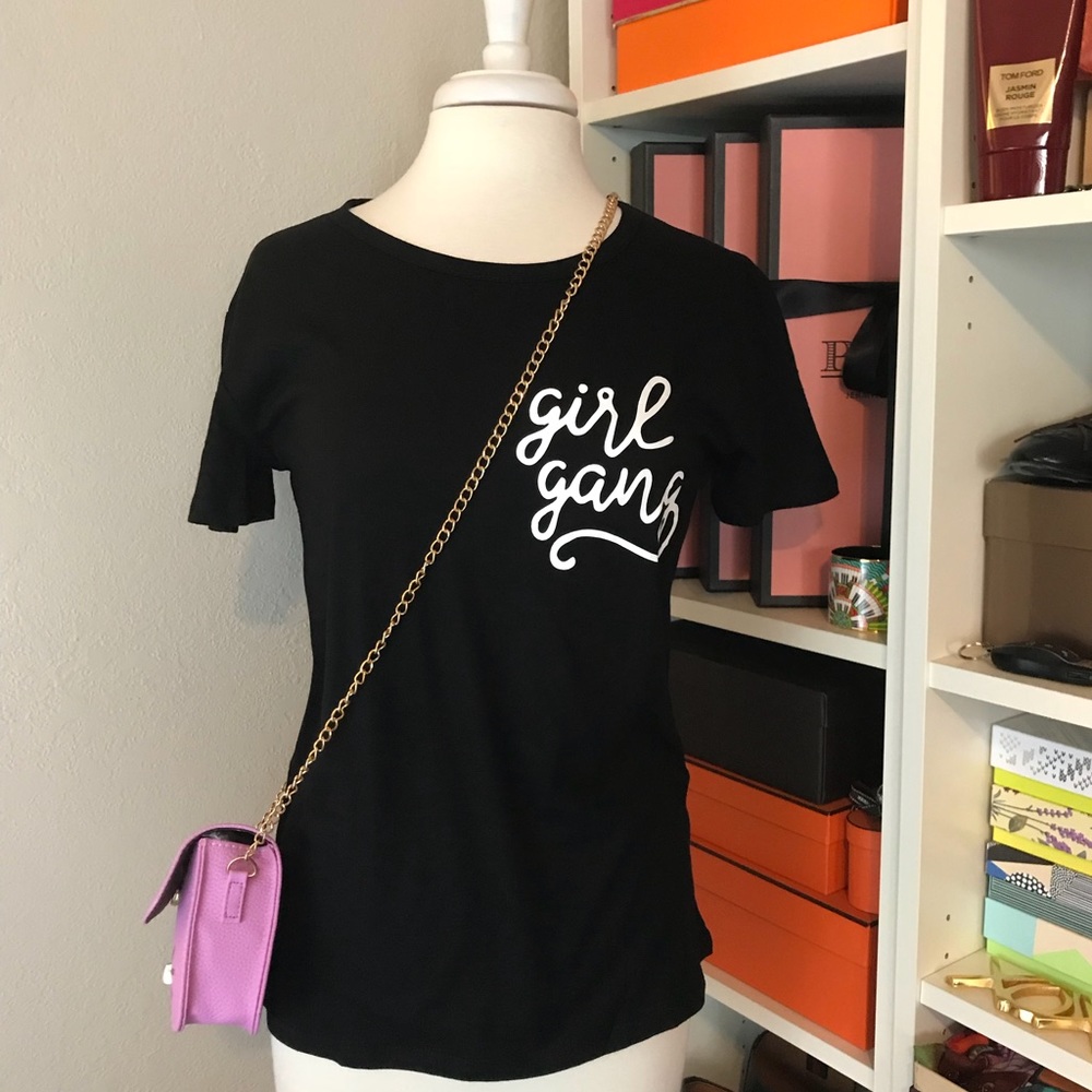 Girl Gang Graphic Tee T-Shirt Feminist Lady Boss Kamala Squad - Picture 2 of 5